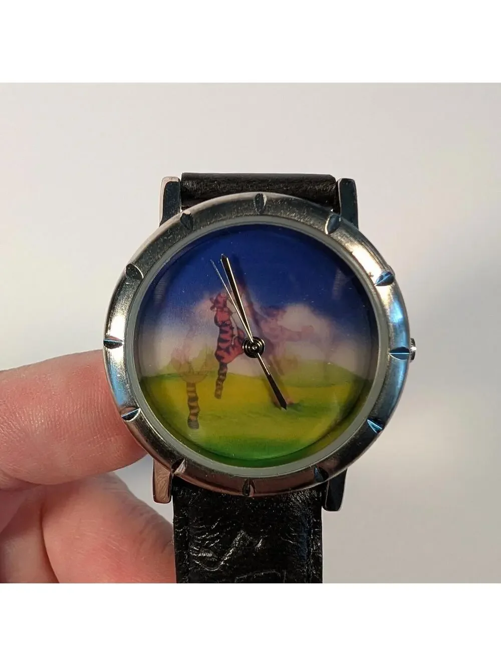 Vintage TIMEX Disney TIGGER Holographic Musical Watch - New Battery, Needs Band - Picture 5 of 8